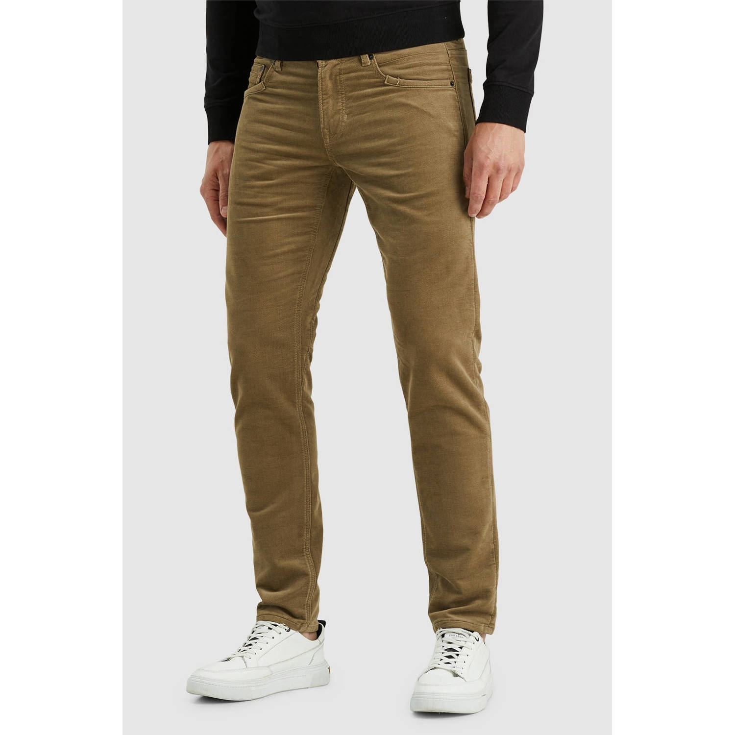 PME Legend slim fit casual broek TAILWHEEL bruin