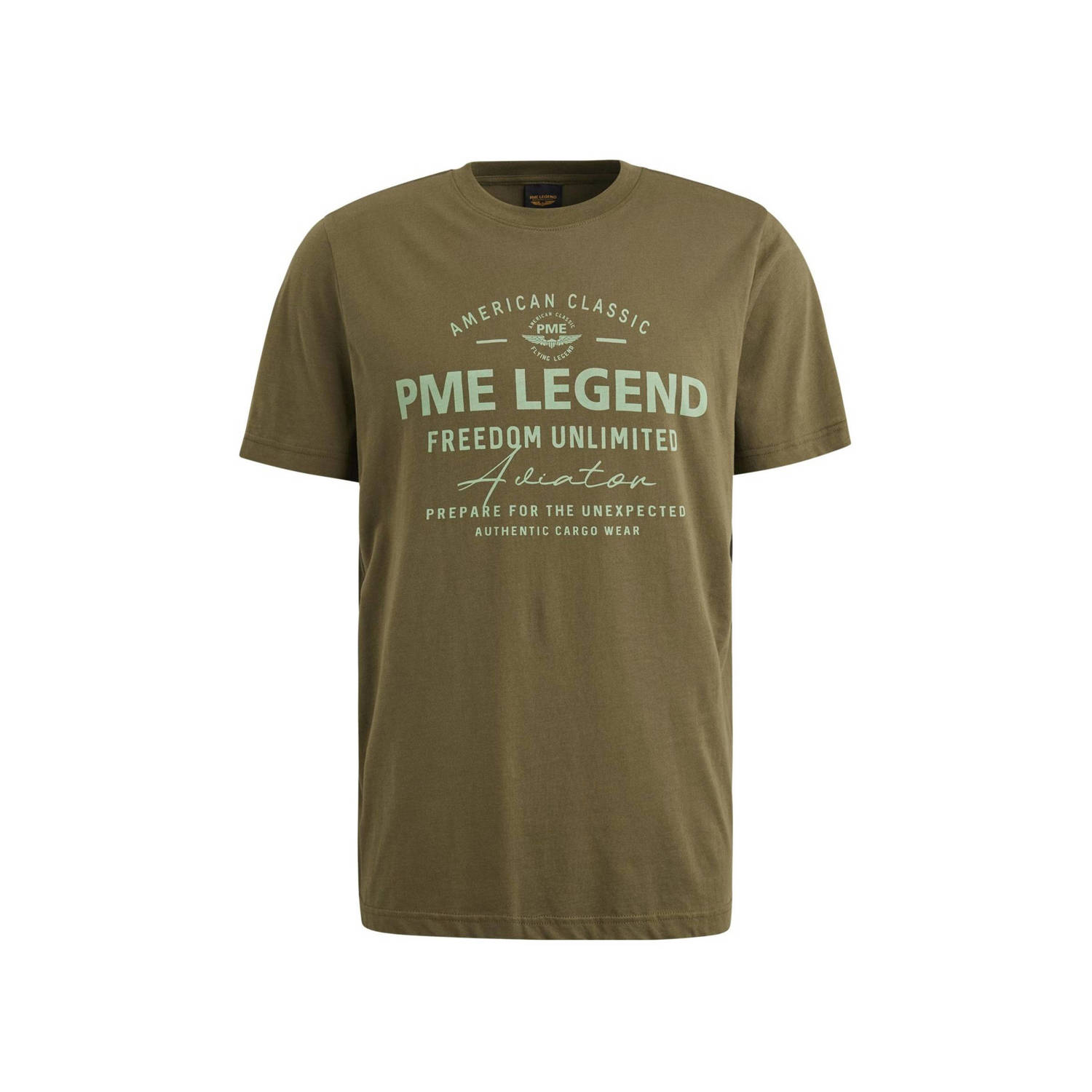 PME Legend T-shirt met labelprint