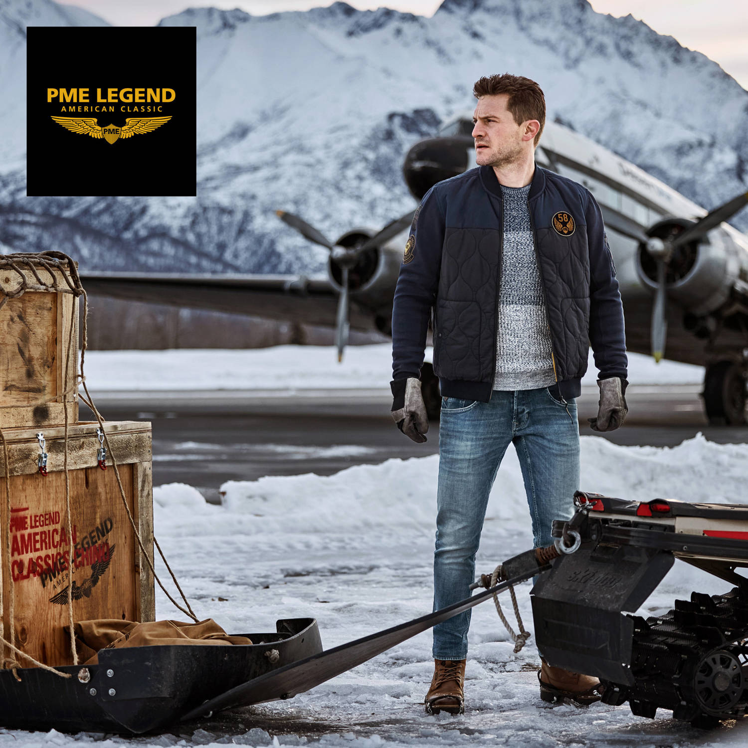 PME Legend tapered fit jeans CARIOR blauw