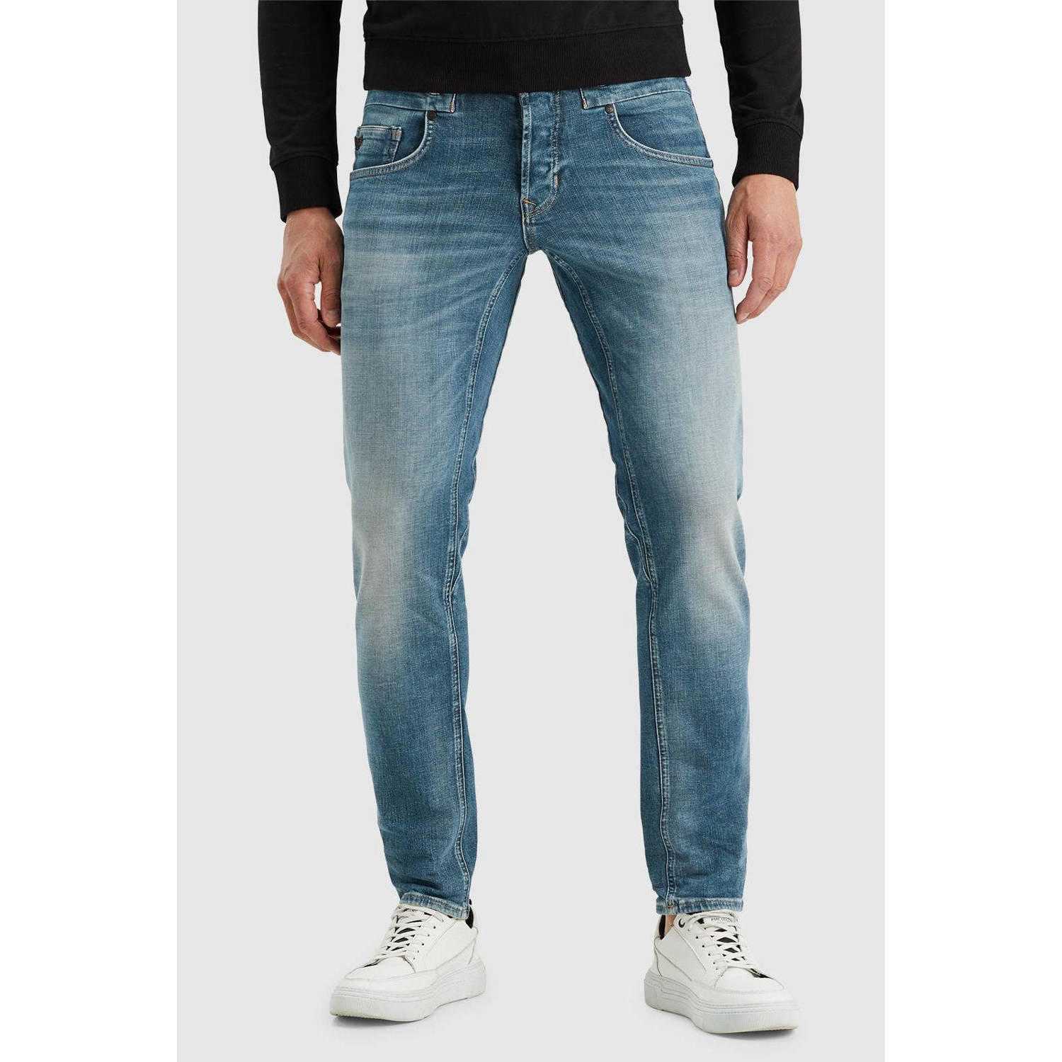 PME Legend tapered fit jeans CARIOR blauw