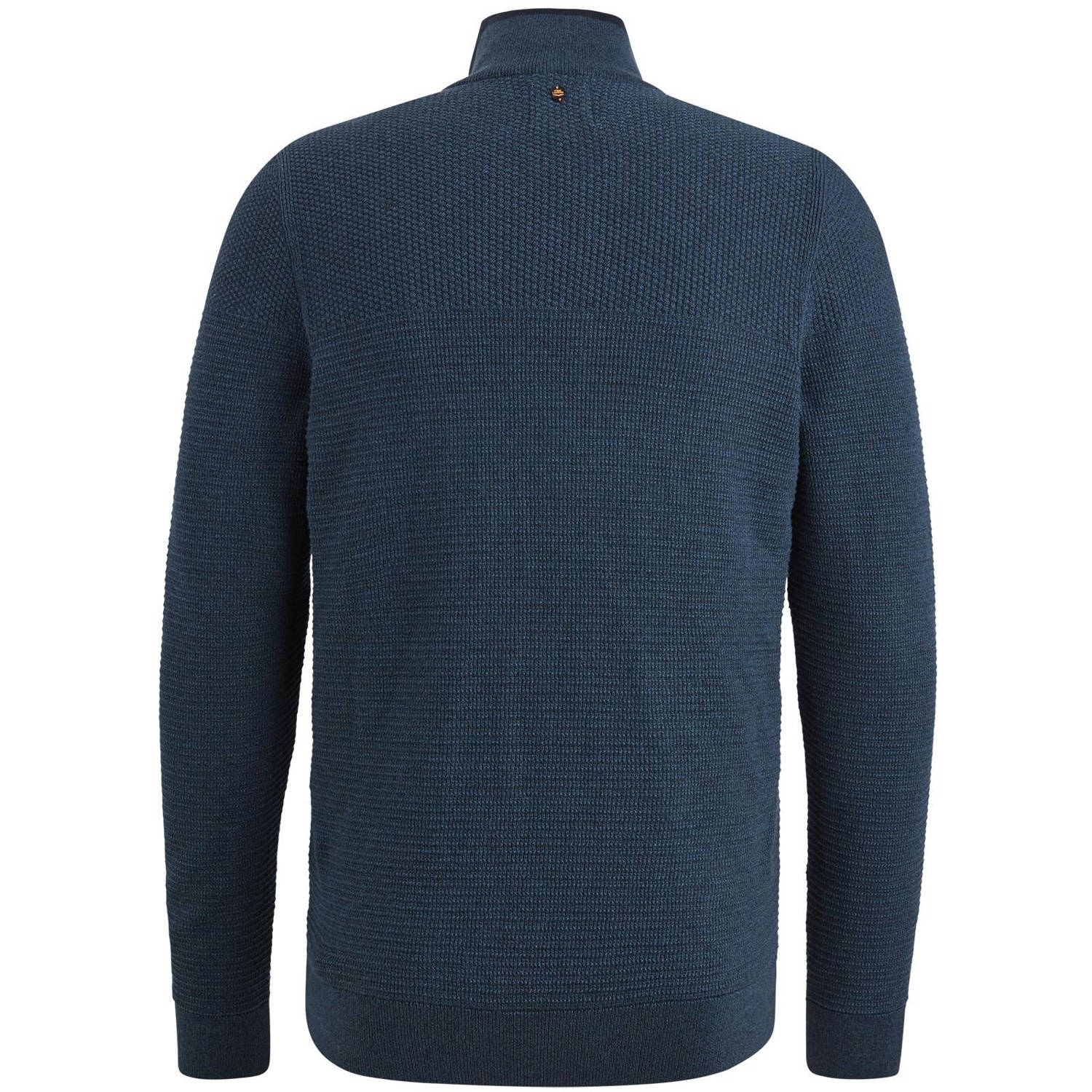 PME Legend gebreide trui donkerblauw