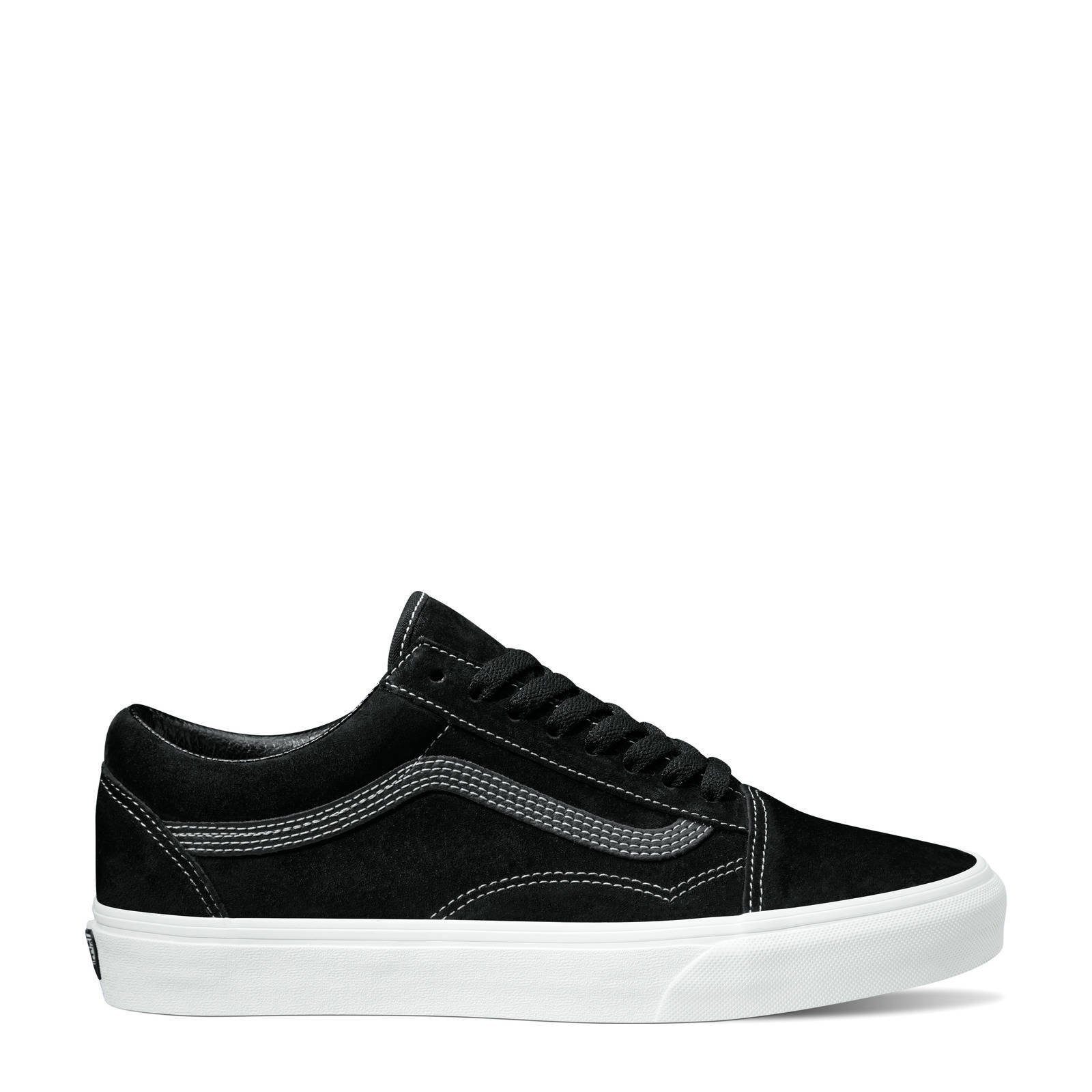 VANS Old Skool Suede suede sneakers zwart wit wehkamp