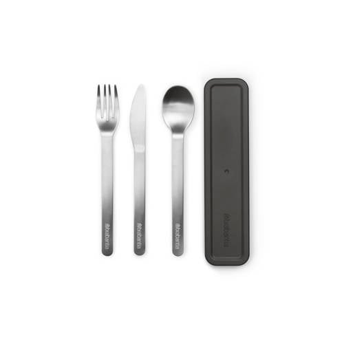 Brabantia Make & Take bestekset - 3-delig - Dark Grey afbeelding