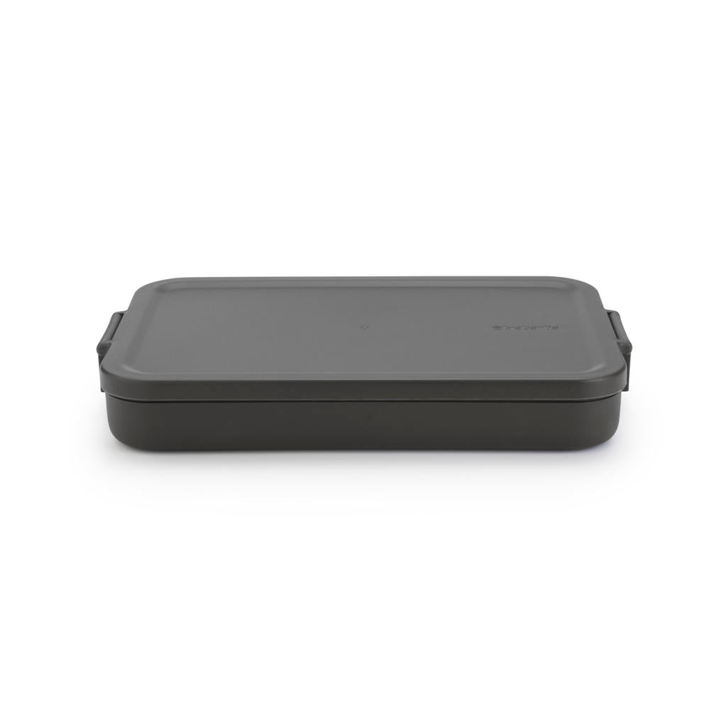 Brabantia Make & Take lunchbox - Plat - Kunststof - Dark Grey