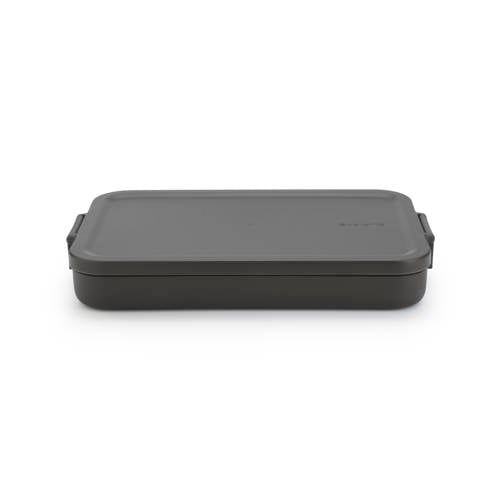 Brabantia Make & Take lunchbox - Plat - Kunststof - Dark Grey afbeelding