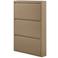 WOOOD WOOOD Sabine 3-vaks Schoenenkast - Metaal - Bordeauxrood - 103x66x16