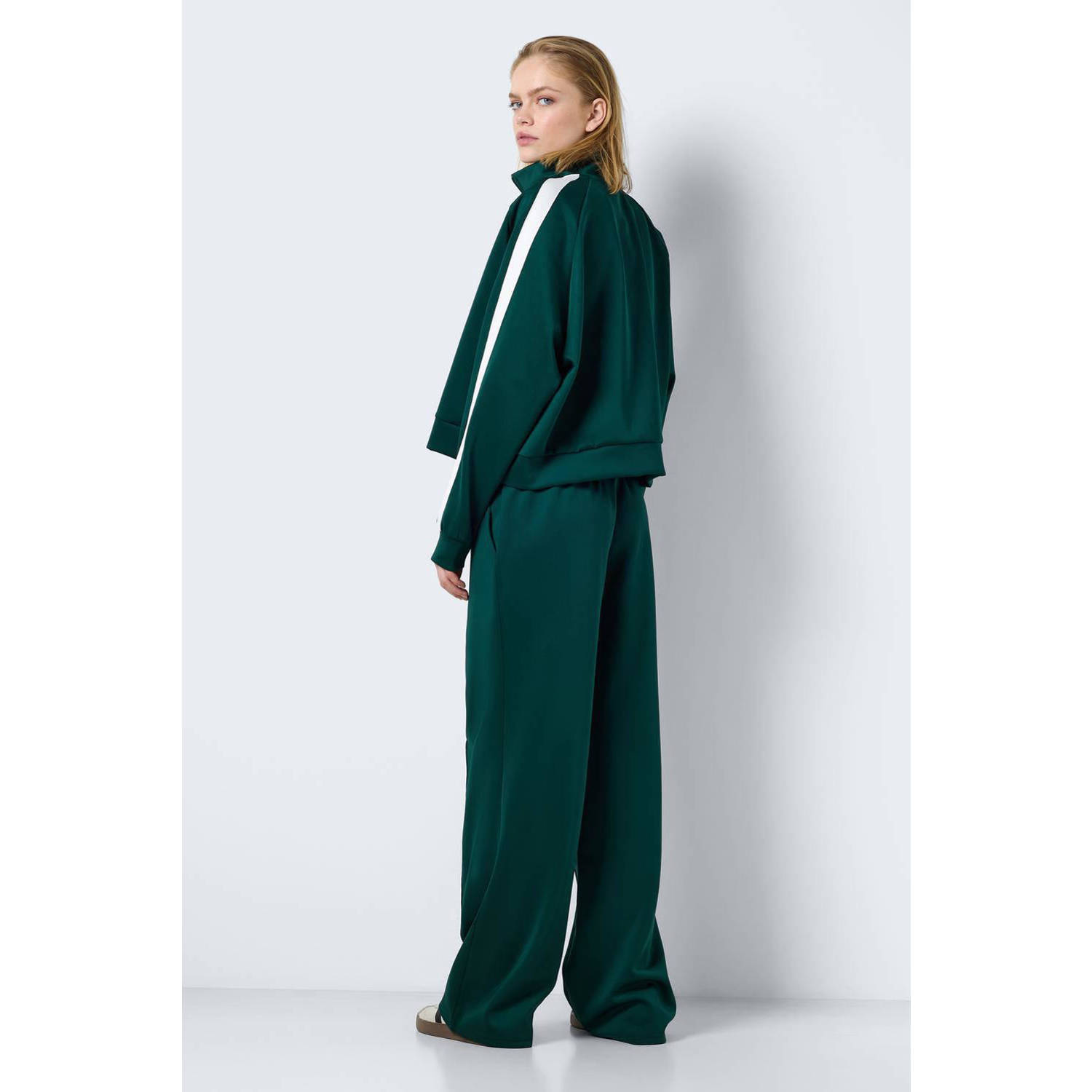 NOISY MAY loose fit broek groen