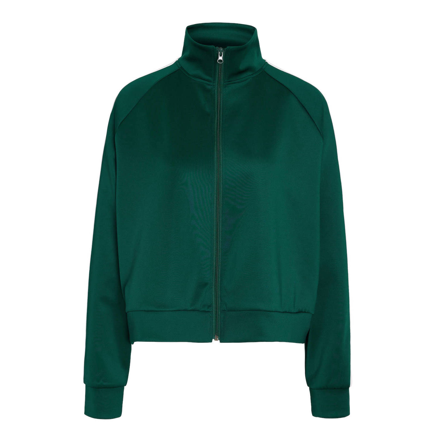 NOISY MAY gestreept sweatvest groen