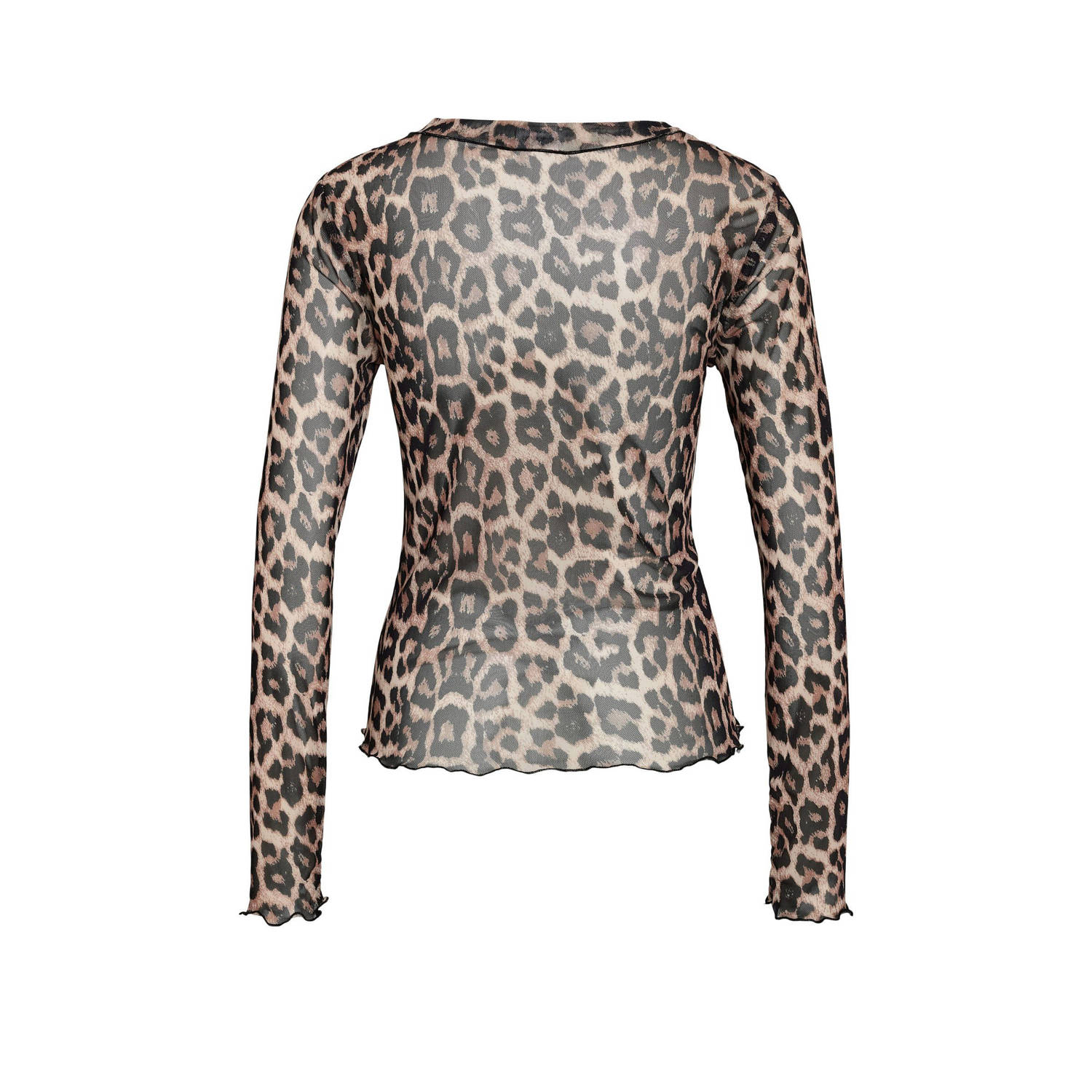 NOISY MAY Curve top NMELIF met tijgerprint