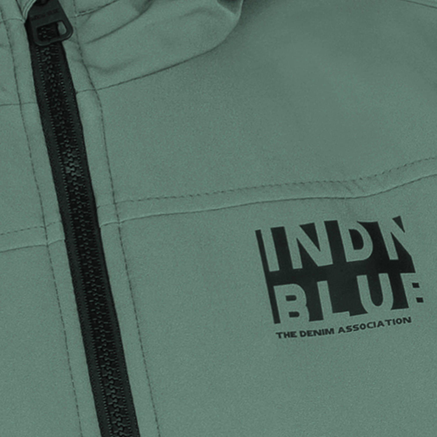 Indian Blue Jeans softshell jas winter zachtgroen