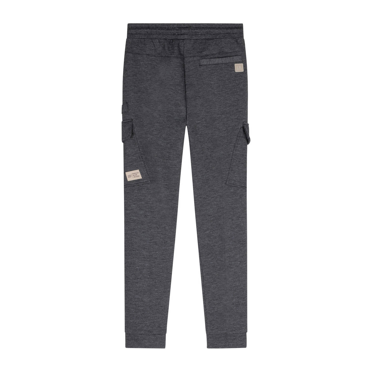 Indian Blue Jeans gemêleerde regular fit joggingbroek antraciet