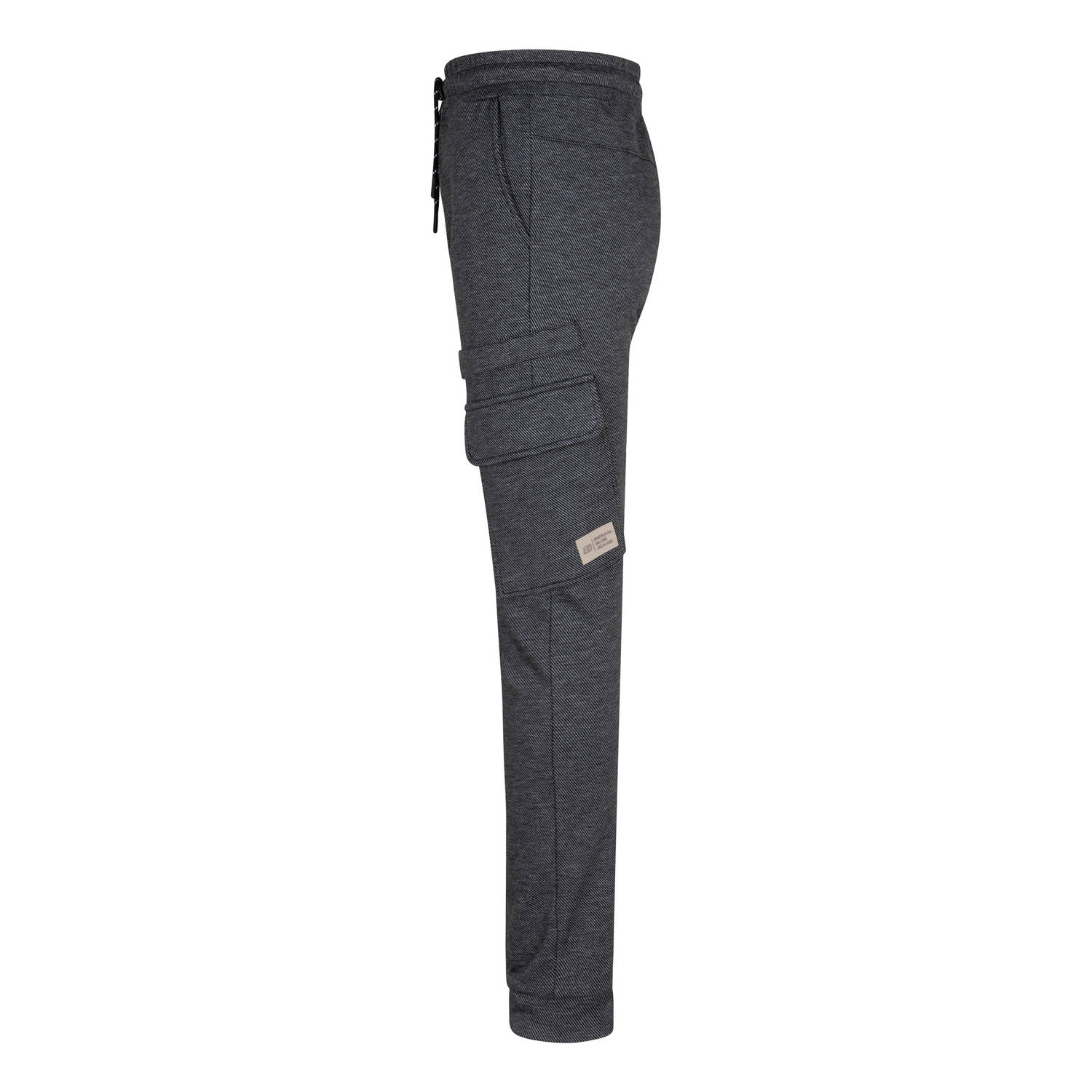 Indian Blue Jeans gemêleerde regular fit joggingbroek antraciet
