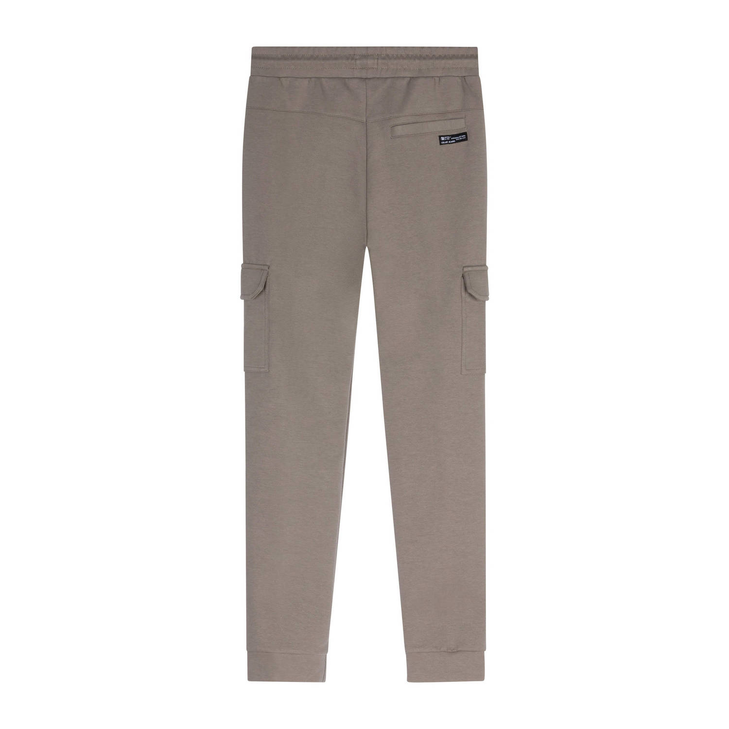 Indian Blue Jeans gemêleerde regular fit cargobroek grijszand