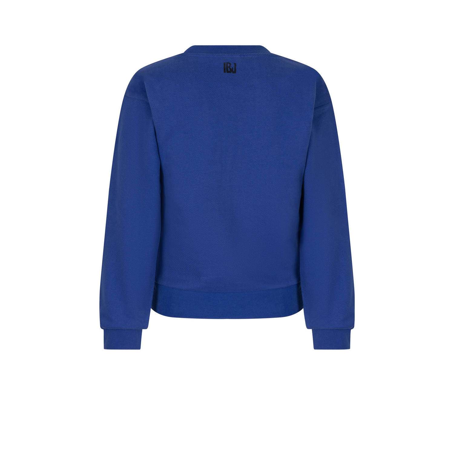Indian Blue Jeans sweater met printopdruk hardblauw