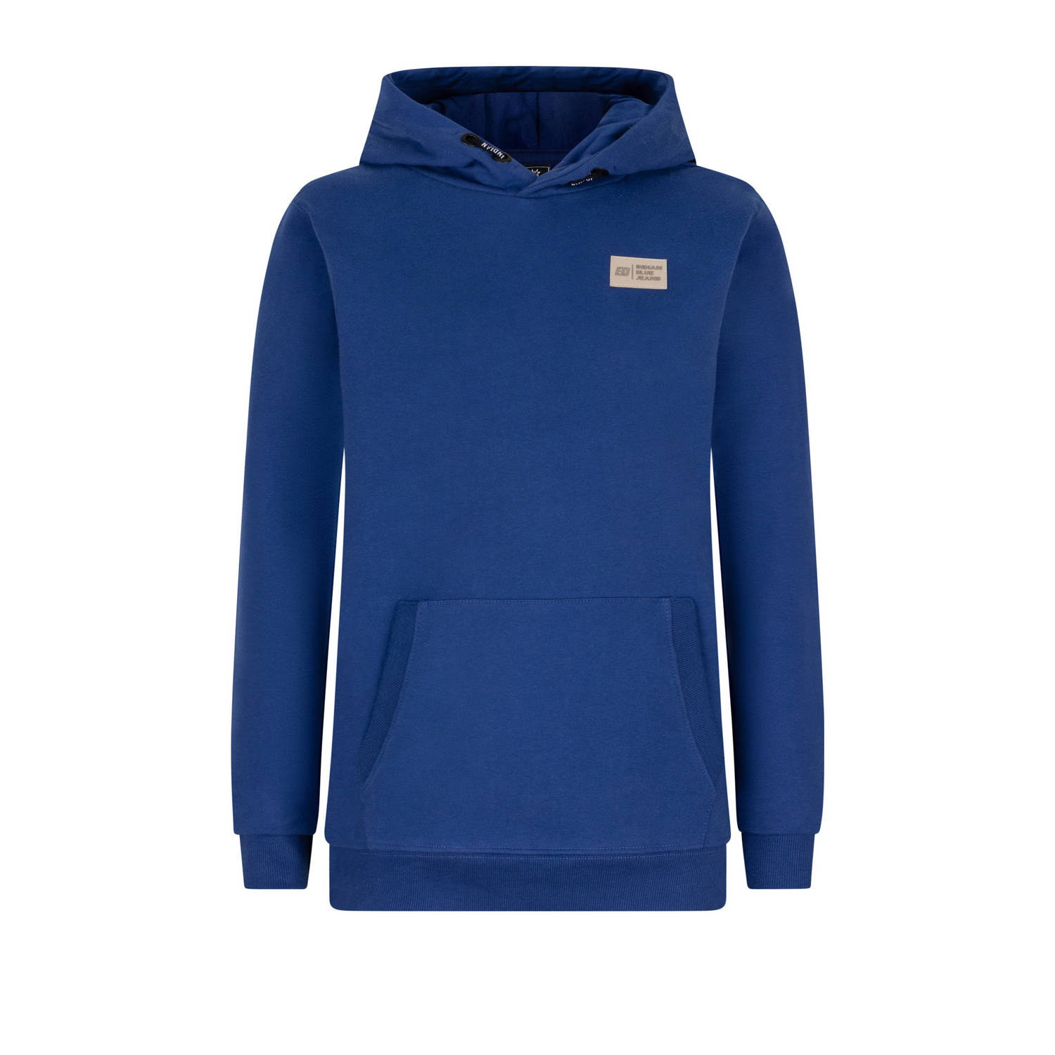 Indian Blue Jeans hoodie met backprint kobaltblauw