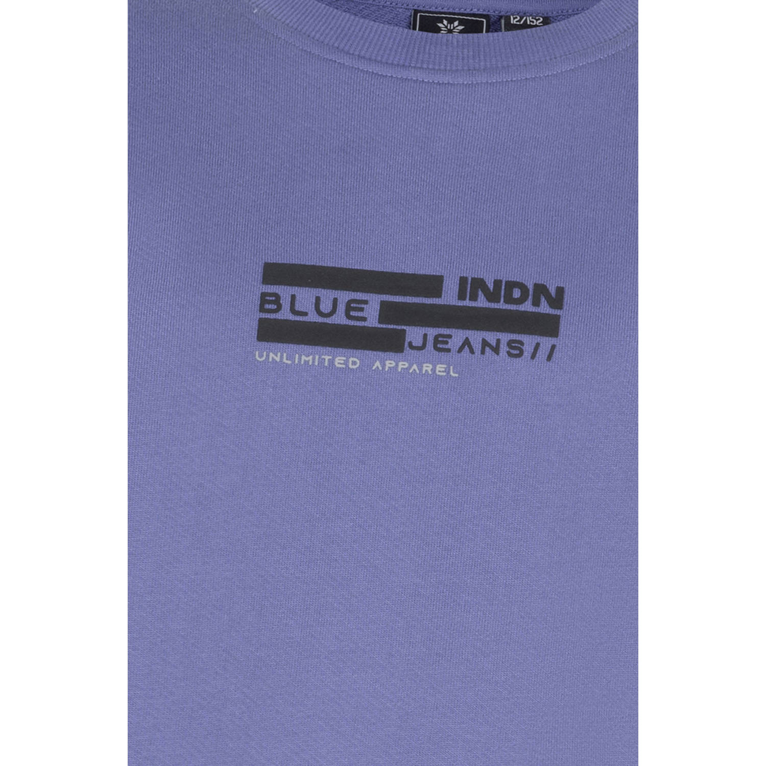 Indian Blue Jeans sweater met logo paars
