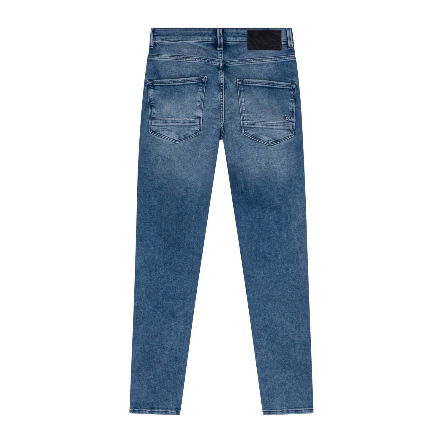Indian Blue Jeans tapered fit jeans damaged light denim