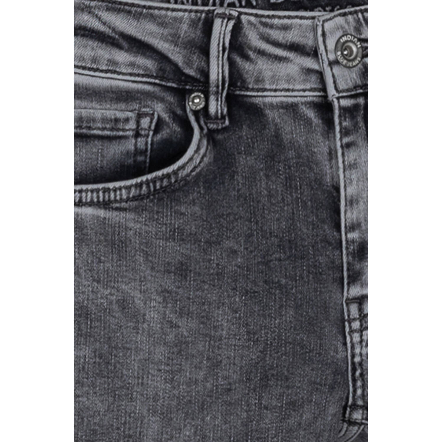 Indian Blue Jeans straight leg fit jeans grey denim