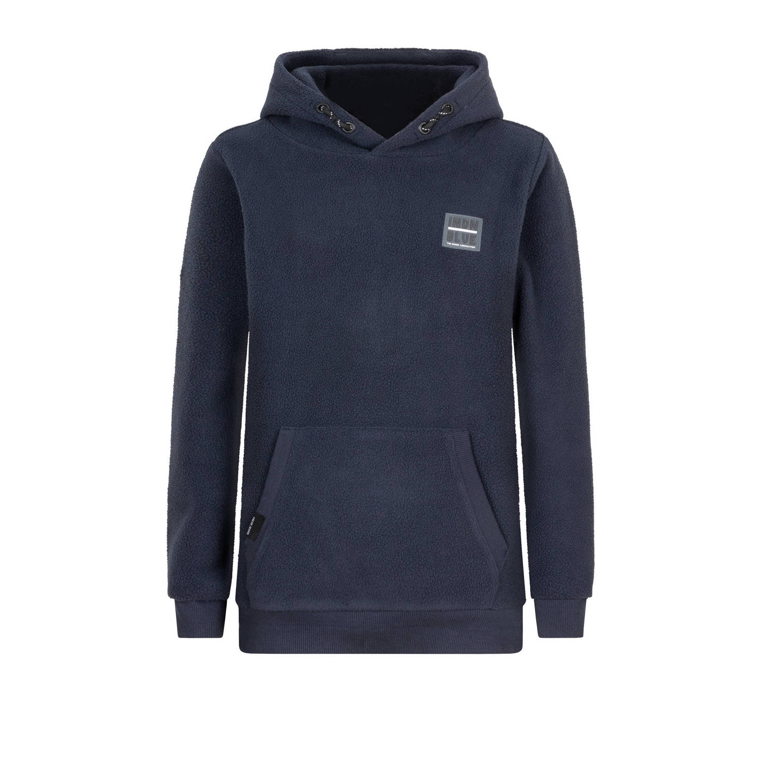 Indian Blue Jeans fleece hoodie donkerblauw