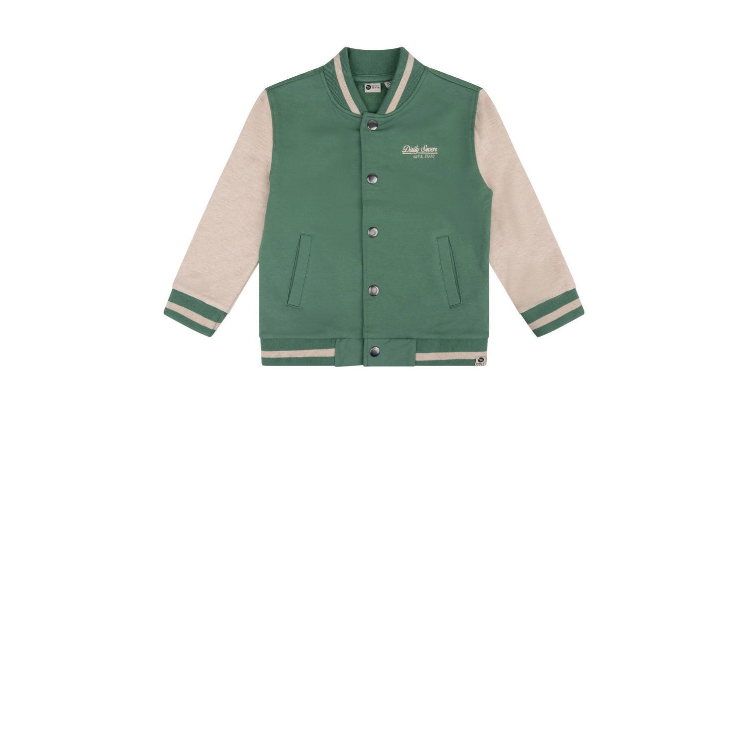 DAILY7 Jongens Truien & Vesten Oversized Bomber Jacket Groen