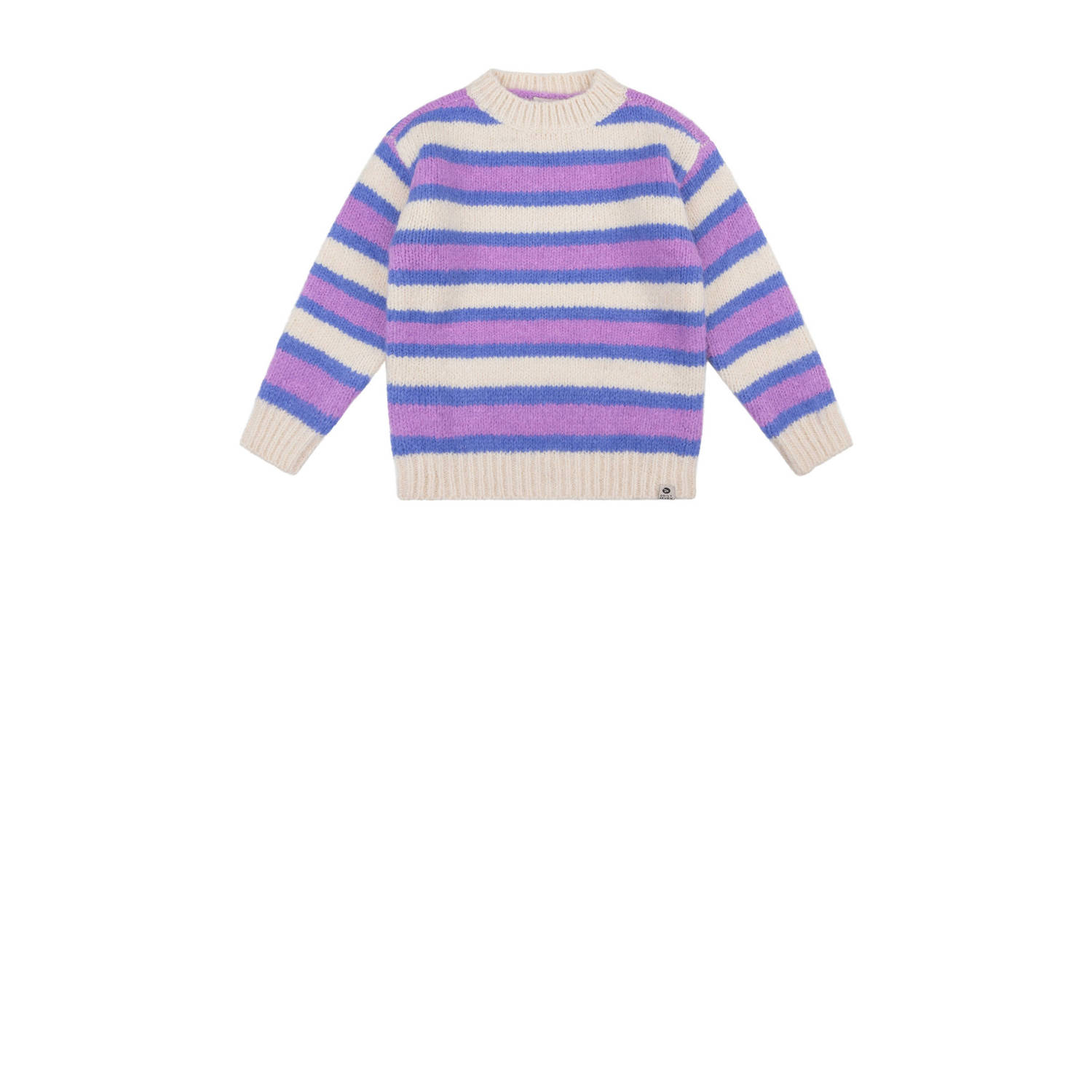 DAILY7 Meisjes Truien & Vesten Knitted Sweat Fancy Stripe Zand