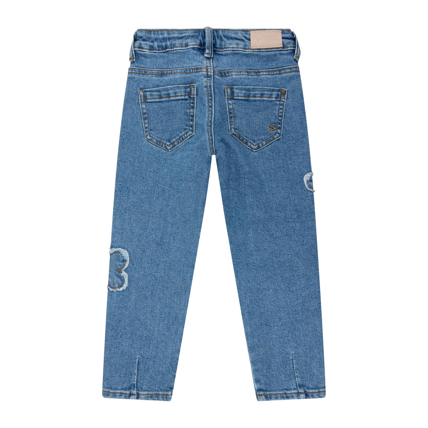 Daily7 gebloemde mom jeans used medium denim