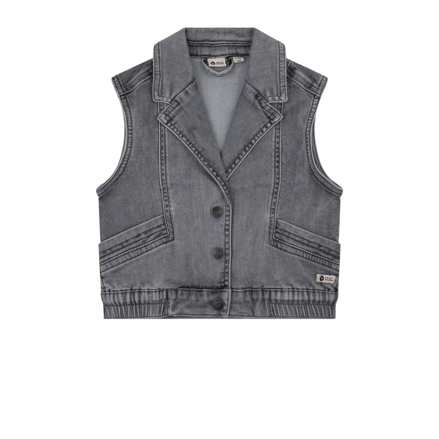 Daily7 gilet used grey denim