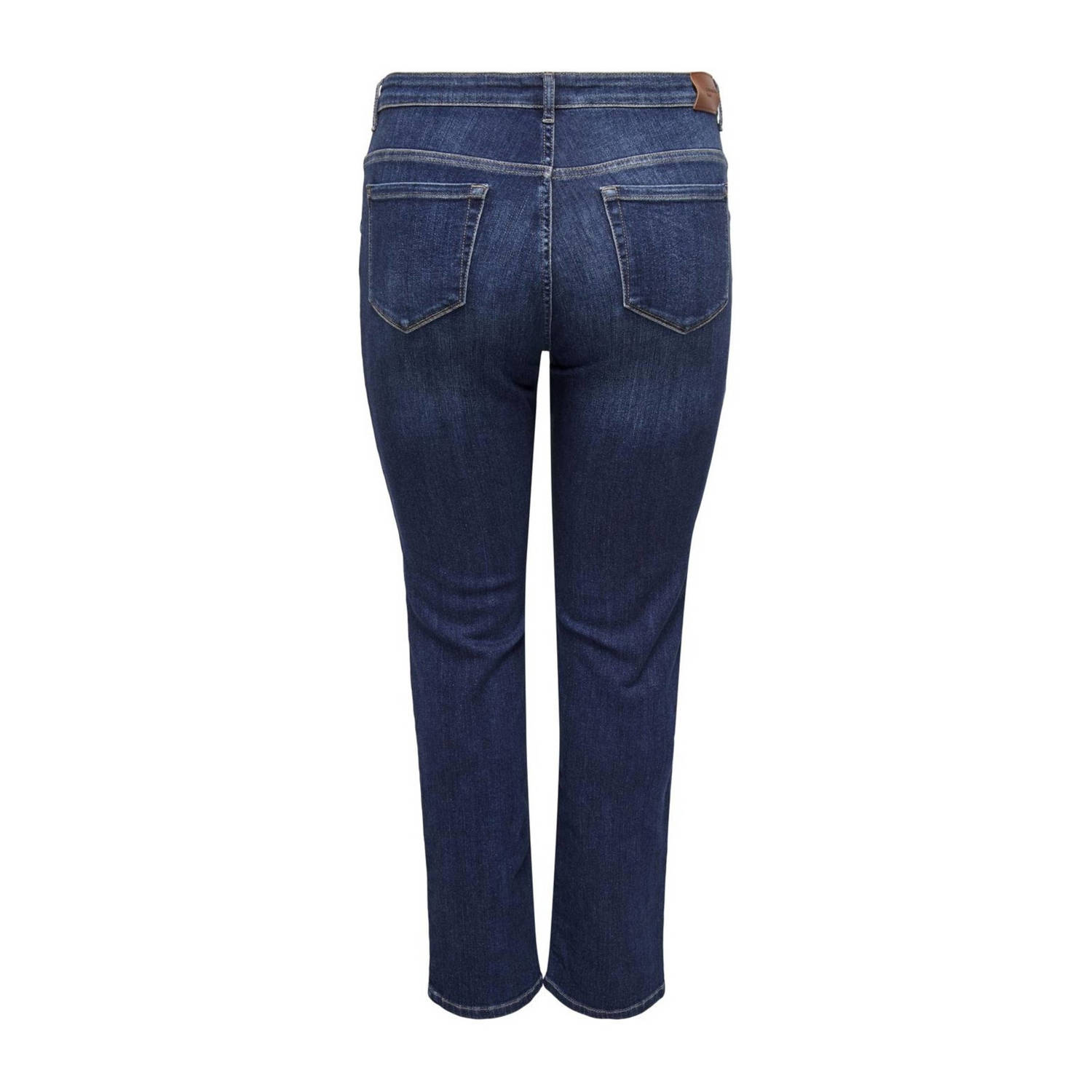 ONLY CARMAKOMA mid waist slim fit jeans CARSUI dark blue denim