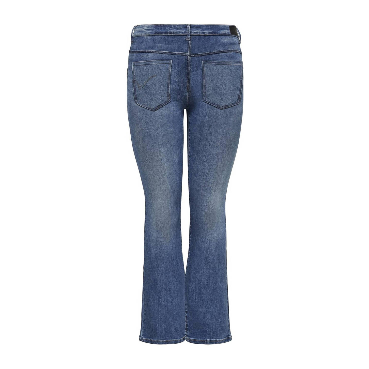 ONLY CARMAKOMA flared jeans blauw