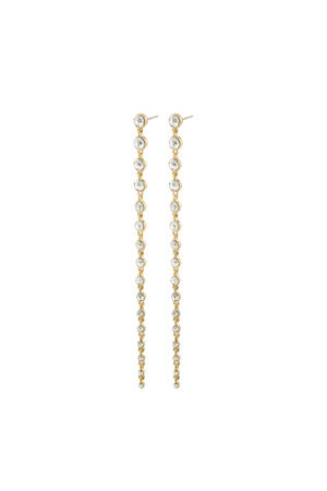 gold plated oorbellen Reagan