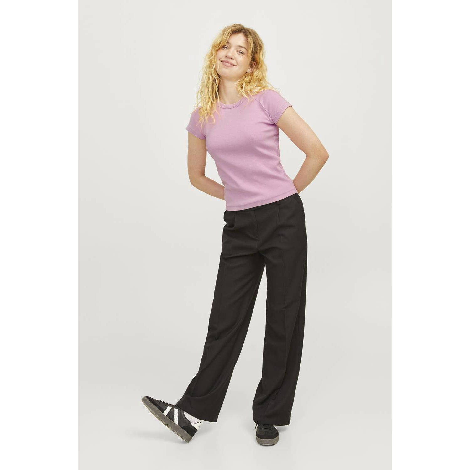 JJXX T-shirt lichtroze