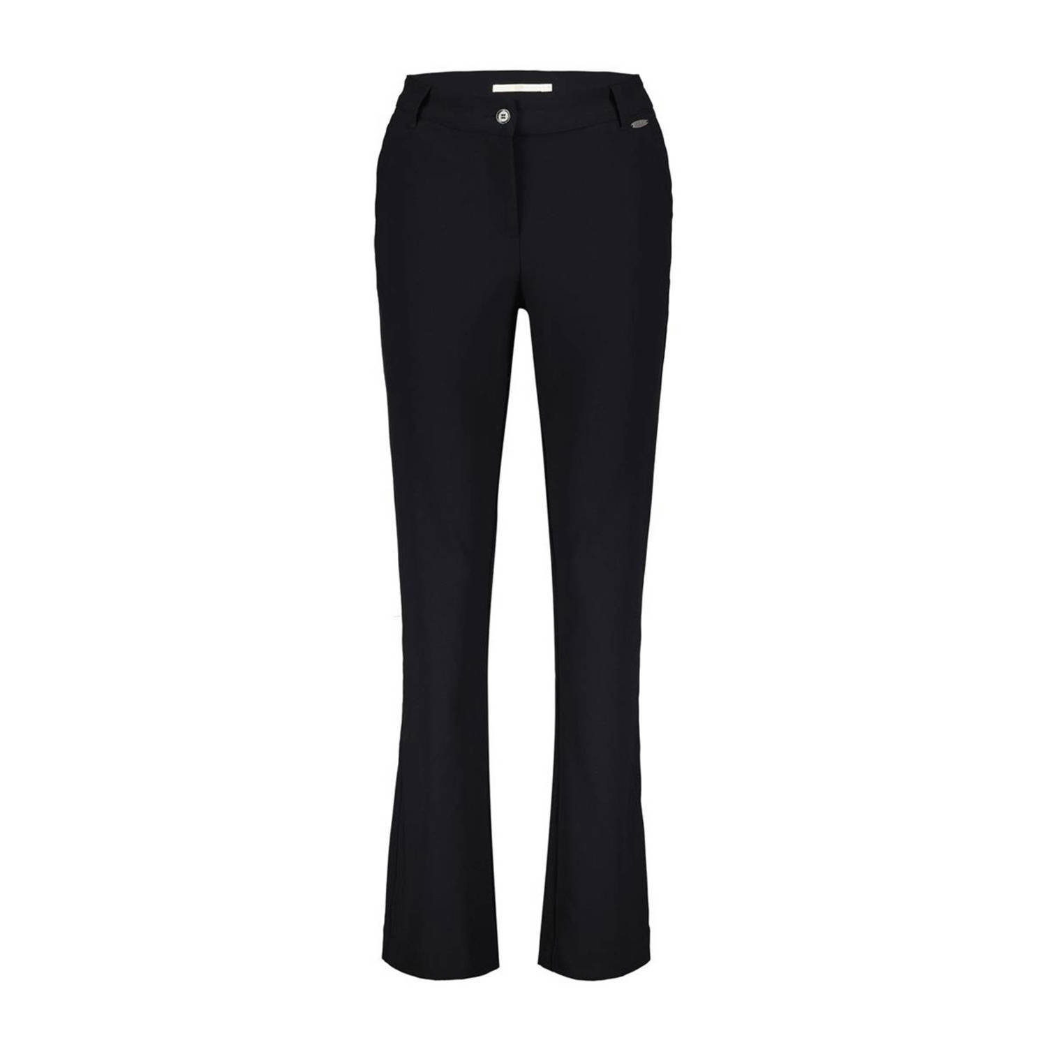 Didi travel slim fit broek zwart