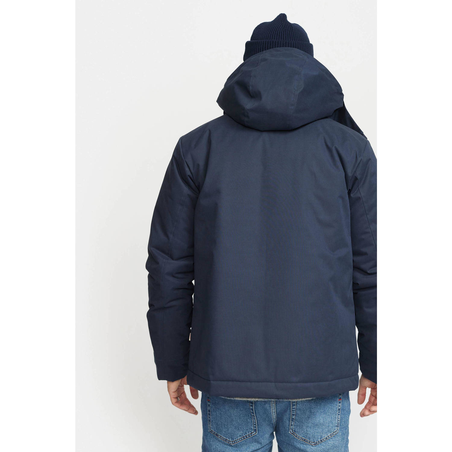 RVLT REVOLUTION gewatteerde jas navy