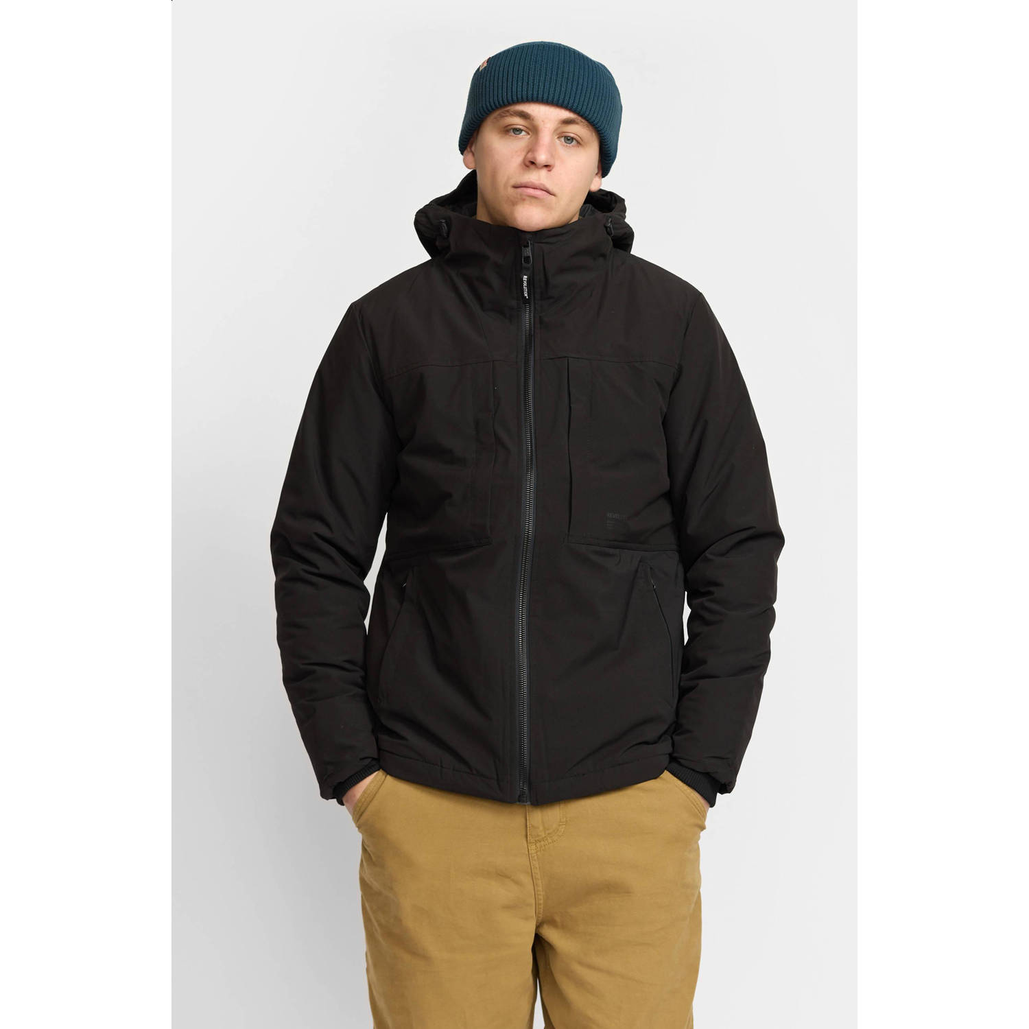 RVLT REVOLUTION winterjas zwart