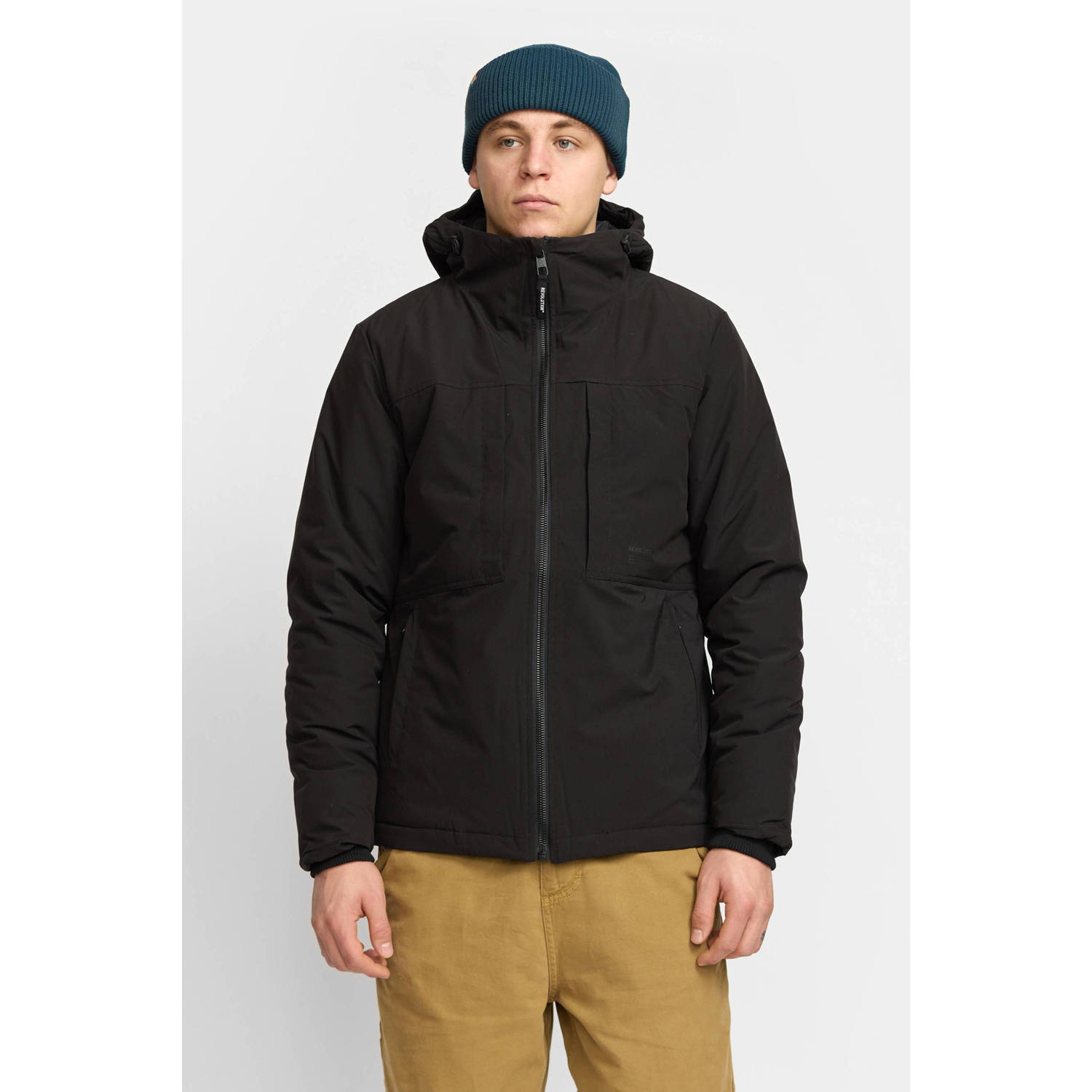 RVLT REVOLUTION winterjas zwart
