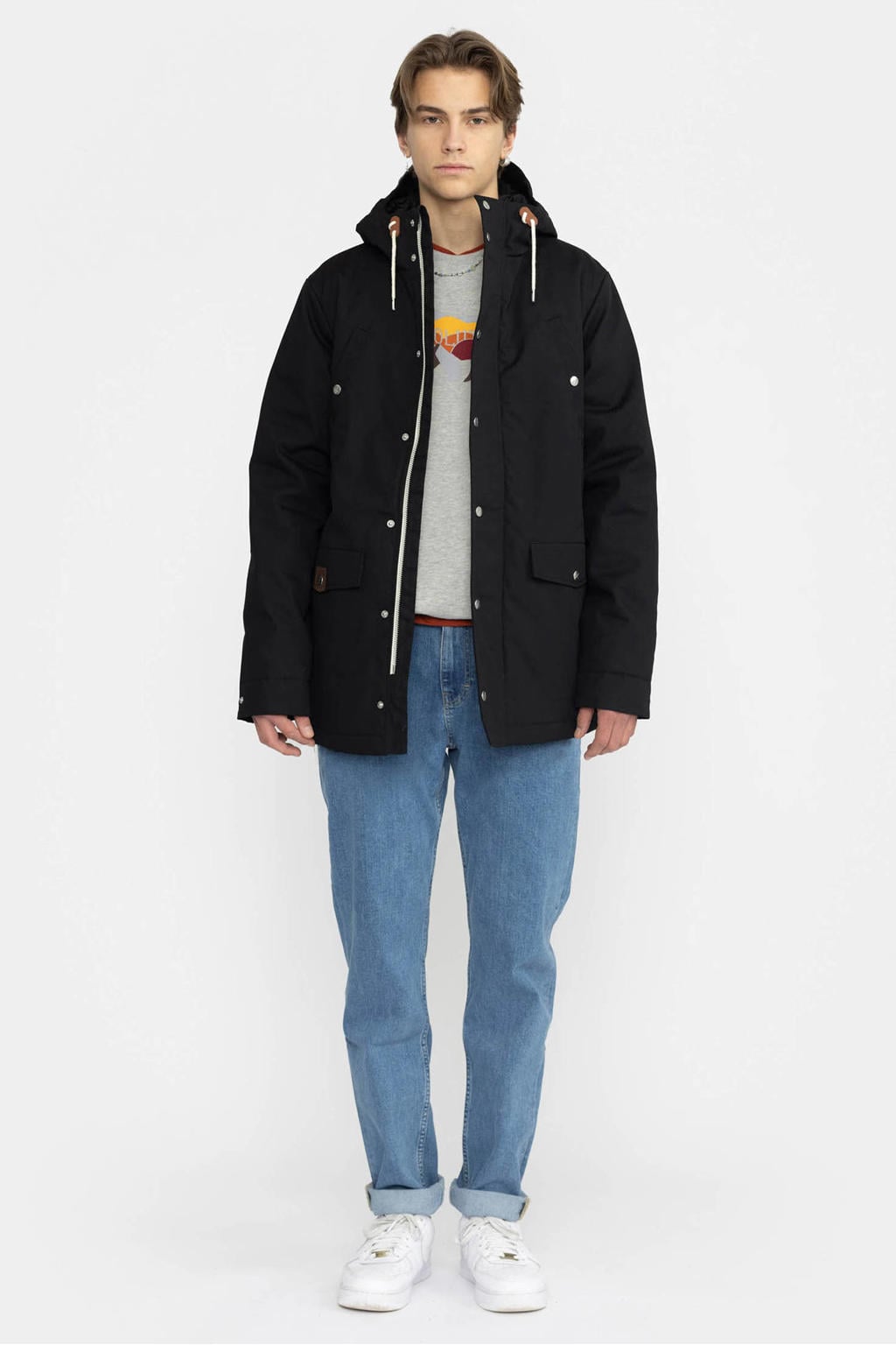 REVOLUTION parka zwart