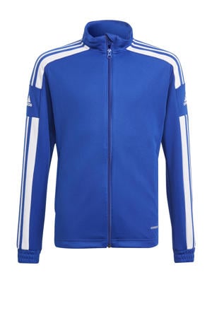 Junior sportvest Squadra 21 blauw/wit