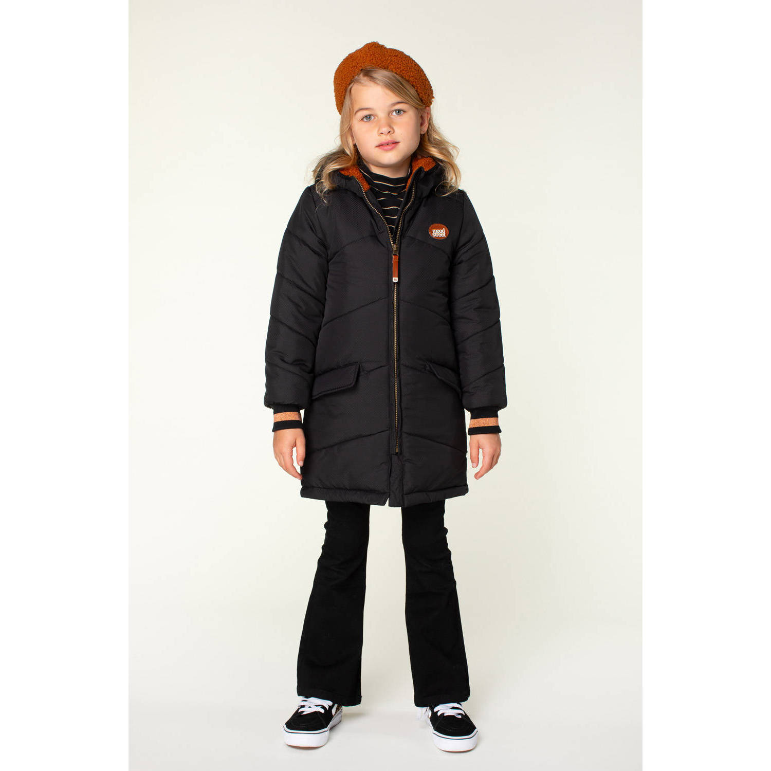 MOODSTREET Meisjes Jassen Parka Jacket Jara Zwart