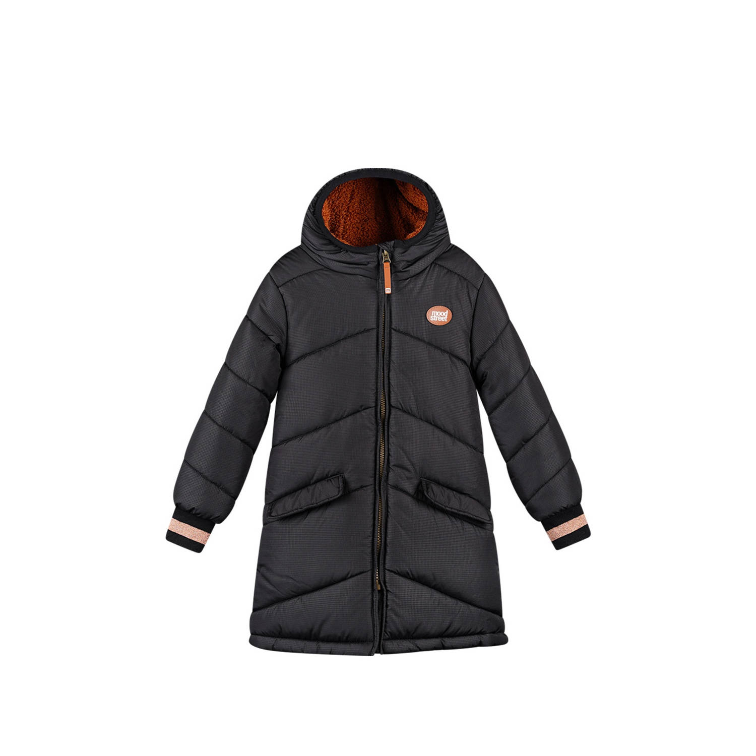 MOODSTREET Meisjes Jassen Parka Jacket Jara Zwart