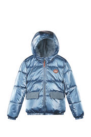 thumbnail: Moodstreet gewatteerde winterjas Julie zachtblauw