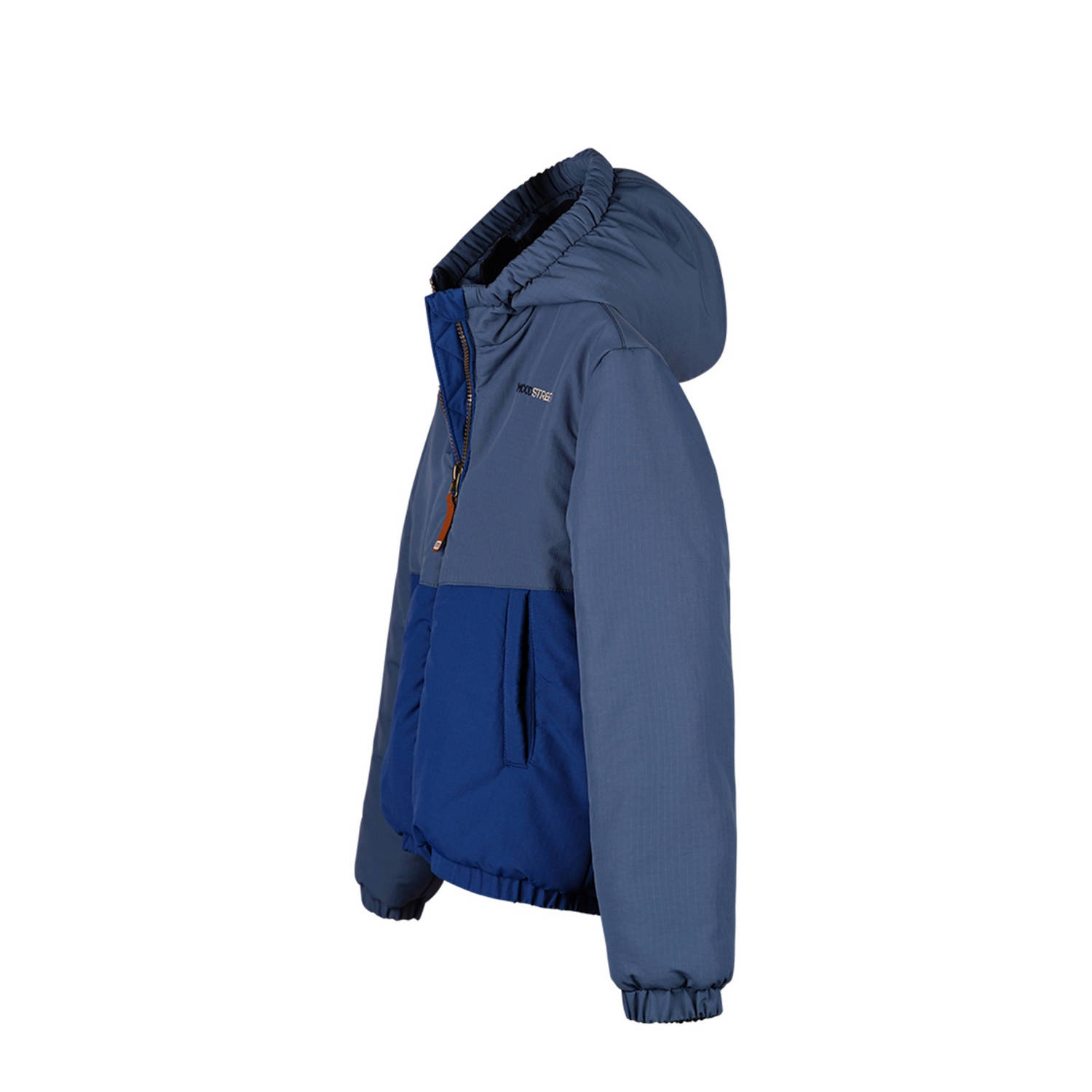 Moodstreet gewatteerde winterjas Jimmy donkerblauw