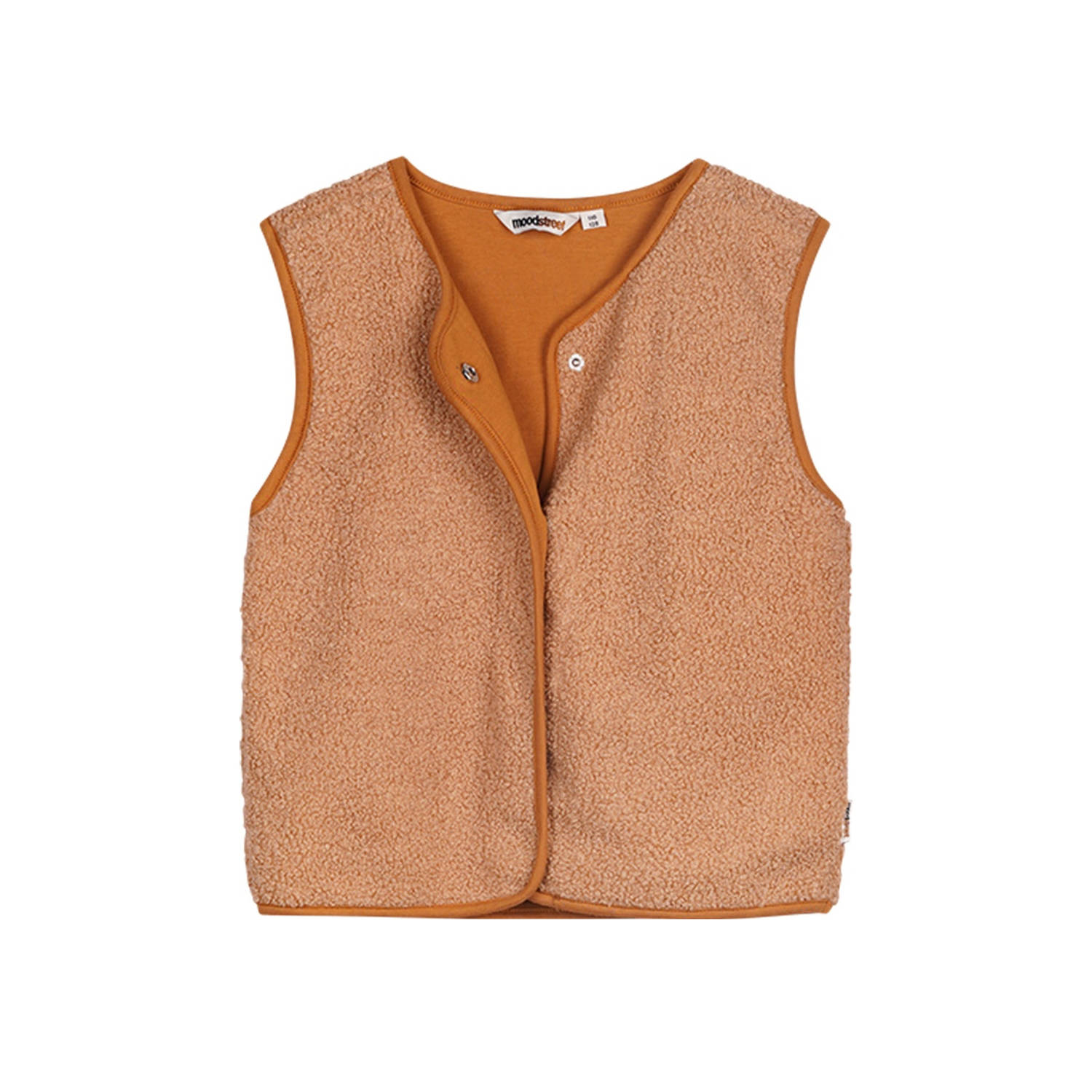Moodstreet gebreid gilet Valérie lichtbruin