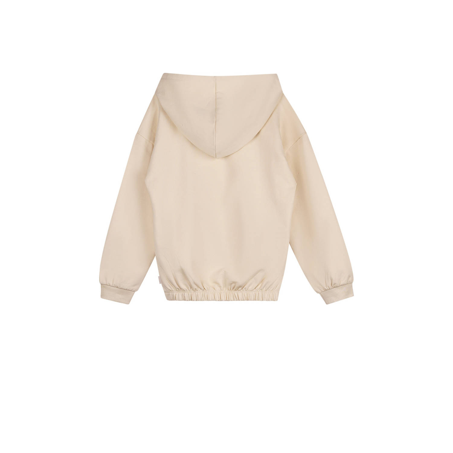 Moodstreet hoodie Shauni met printopdruk beige