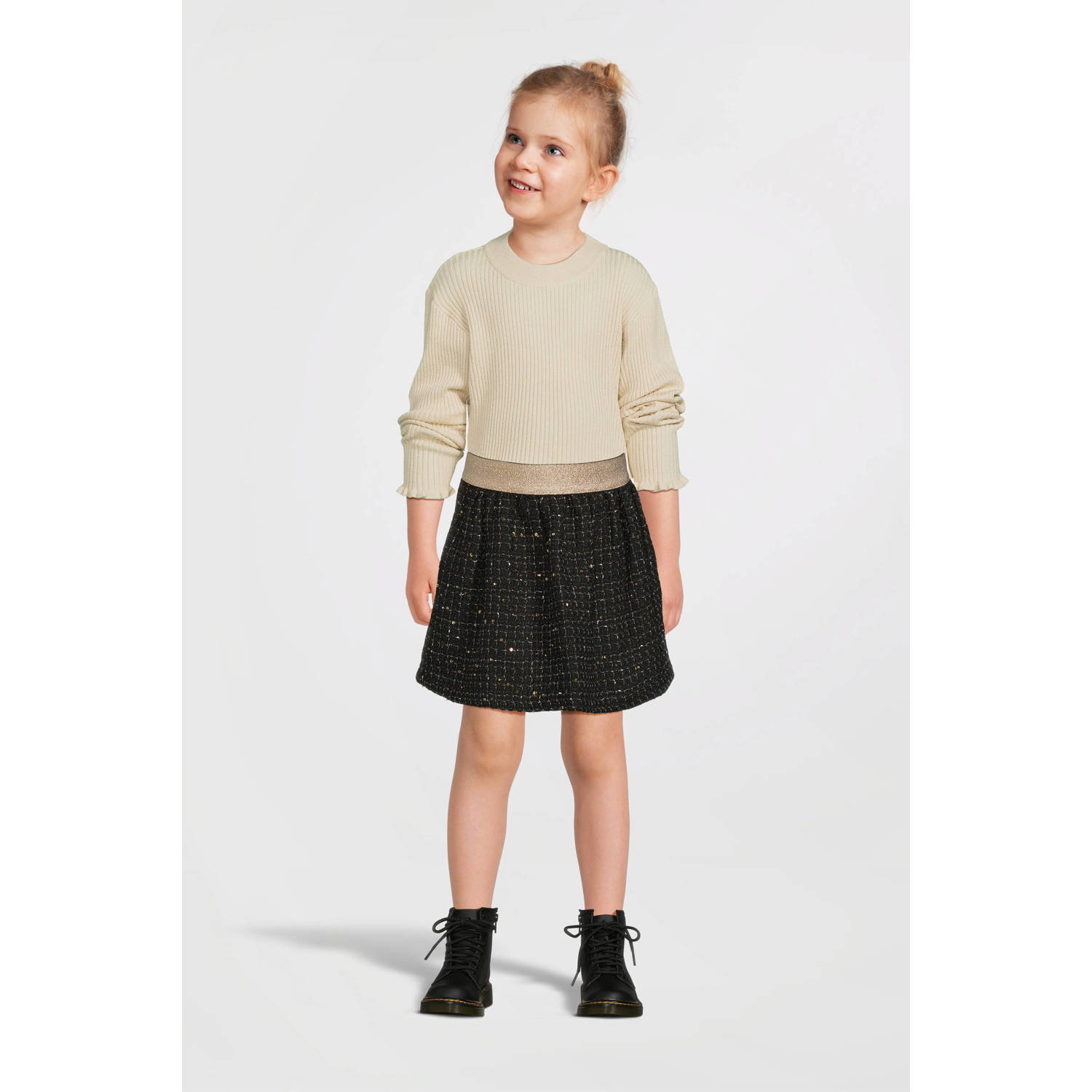 Moodstreet midi rok zwart