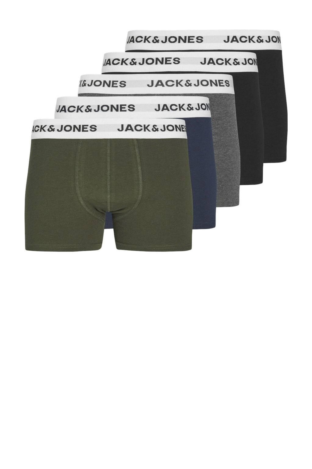 JACK & JONES JUNIOR boxershort JACBASIC (set van 5)