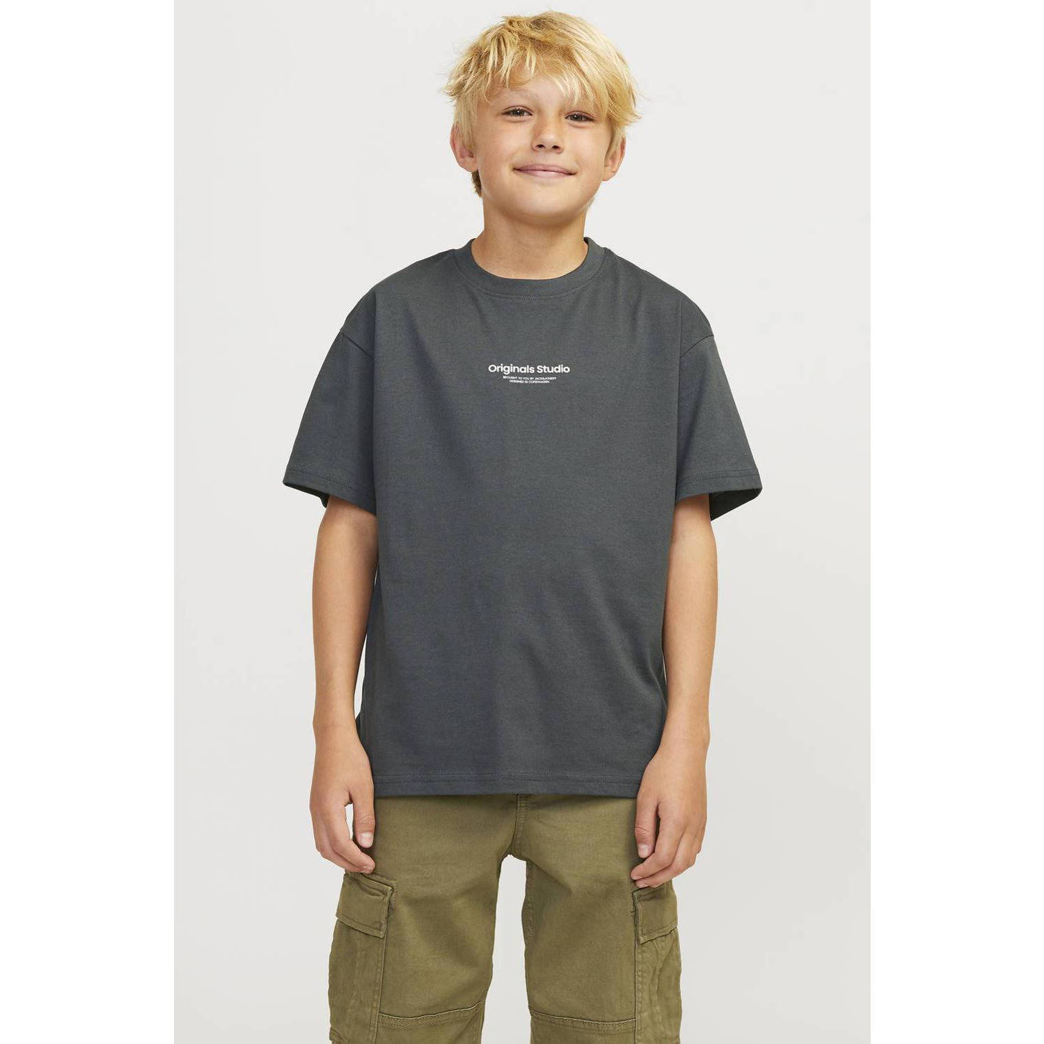 JACK & JONES JUNIOR T-shirt KORVESTERBRO met tekst