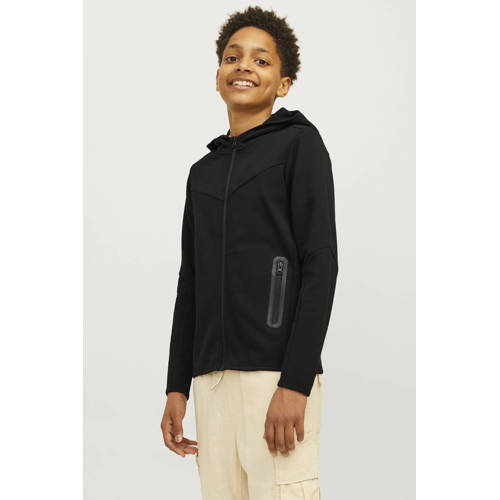 JACK & JONES JUNIOR vest JCOFUSION zwart afbeelding