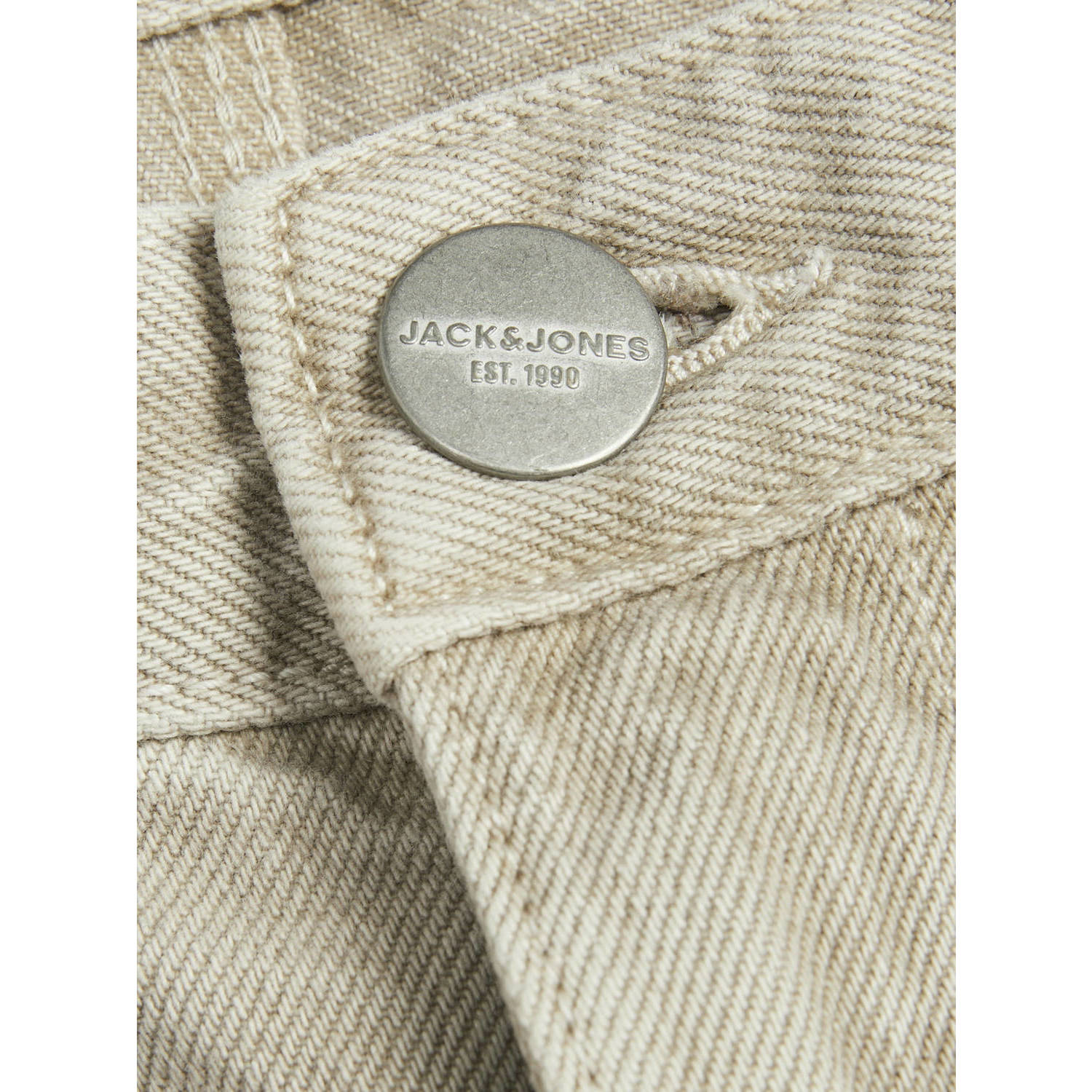 JACK & JONES JUNIOR loose fit jeans JJIALEX JJCARPENTER beige
