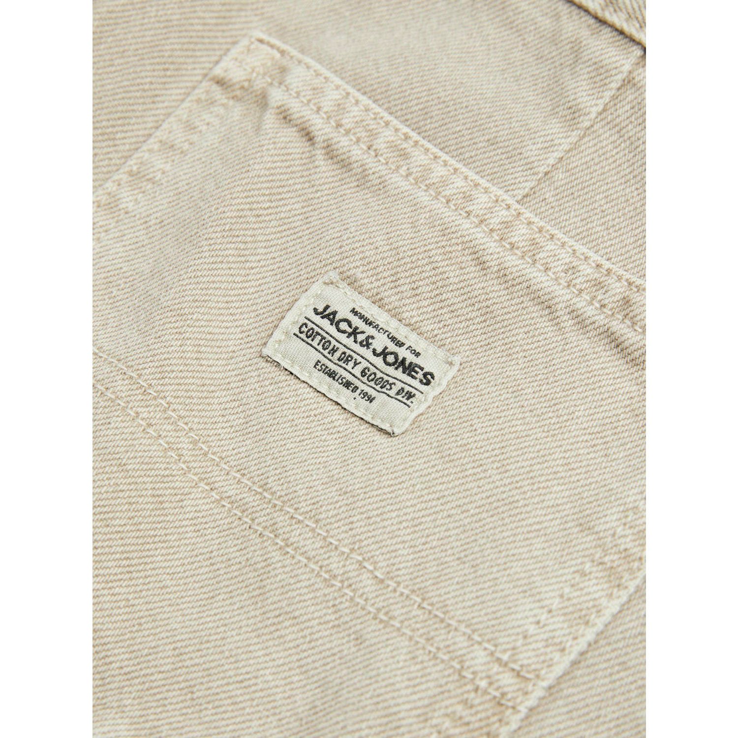 JACK & JONES JUNIOR loose fit jeans JJIALEX JJCARPENTER beige