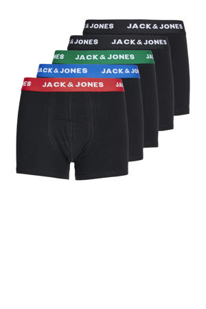   boxershort JACHUEY - set van 5 zwart/multicolor
